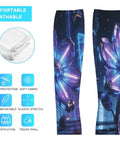 Ice Silk Arm Sleeves With Upf 50 Sun Protection And Cooling Compression To Keep You Chill During Backyard Hangouts Weekend Drives And Summer Workouts Without Breaking A Sweat For Men And Women, featuring vibrant flower design.