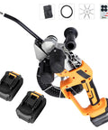 Job Ready Cordless Wire Threading Machine With Twin Batteries And Infinite Speed Tweaks For Zero Sweat Conduit Pulling Electrical Runs and Quick Reno Grind Sessions with dual motors and cables.