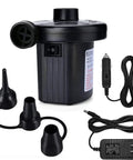 Electric Air Pump For Inflatables And Air Beds Quick Fill For Pools Boats Rafts Camping Gear And Cushions 12V DC And 110V AC 50W