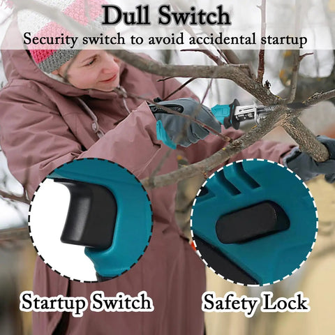 Beast Cordless Reciprocating Saw Brushless Power Tool with Dull Switch and Safety Lock for DIY Pruning