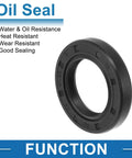 nitrile rubber shaft oil seal, durable and heat resistant