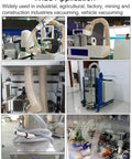 Rock Solid Flexible Workshop Dust Collection Hose For Shop Vacuums And Woodworking Gear Heavy Duty Puncture Proof tube in various industrial setups.