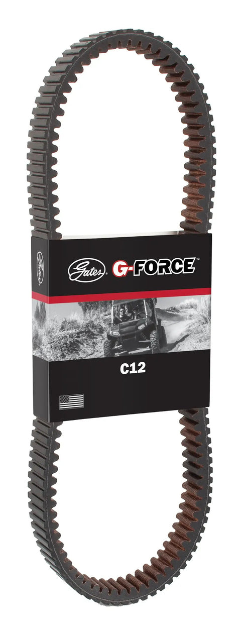 Top G Force C12 CVT Belt For Chainsaws With Carbon Cord For Max Strength And Flexibility, Neoprene Design Holds Up To Extreme Heat, Heavy Duty Replacement Part For Best Performance. packaged belt