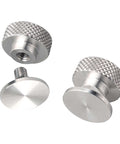 Knurled Aluminum Welding Helmet Fasteners Replacement Headgear Pair For Pipeliner Style Flip Hood No Fuss Twist To Lock Screws