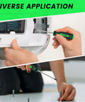 Magnetic Torx Screwdriver Set, 13 Pieces T5 To T40, used in appliance and furniture assembly, ergonomic handles visible