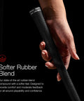 Tour Velvet 360 Golf Grip Midsize White 1 Pack For Durable Comfort With Non Slip Technology And Softer Feel held in hand