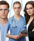 Four Pack Clear Safety Glasses Anti Fog Nursing Goggles Anti Scratch Square Protective Eyewear With No Sweat Side Shields