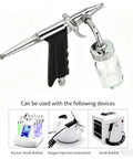 Facial Oxygen Injector Spray Gun For Deep Hydration And Skin Rejuvenation Atomized Fine Mist Sprayer on white background