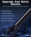 Chevrolet Avalanche 1500 Silverado 1500 Suburban 1500 GMC Sierra 1500 Gas Shock Absorber Set 2x Front And Rear Fits 4WD AWD
