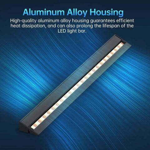 BIQU Panda Lux LED Light Strip Upgrade Kit with aluminum alloy housing for Bambu Lab P1S P1P X1C X1E 5V 0.3A easy install
