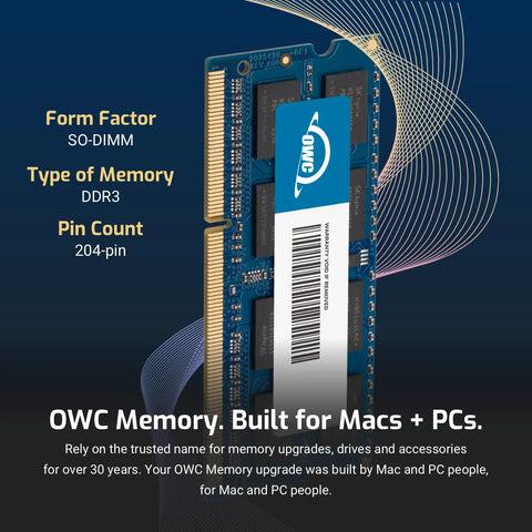 Two 4GB DDR3 1333MHz PC3 10600 CL9 SODIMM RAM Upgrade Kit 8GB Total For iMac Mac mini MacBook Pro And PC Laptops 204Pin Memory