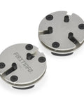 Slick 3/8 Inch Drive 2 And 3 Pin Brake Caliper Piston Rewind Tool Rotates Pistons Back 20 To 35 Mm shown from above, features a metallic finish.