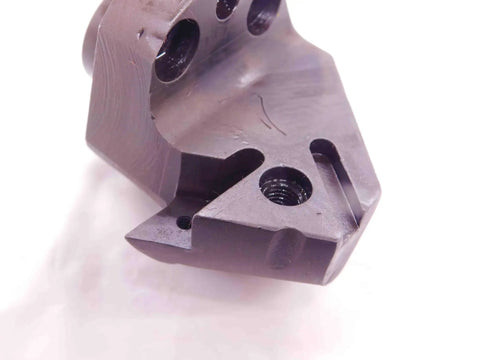 Close-up of Top Shelf Indexable Boring Head For Precision Lathes Boasting Kickass Rigidity And A 1.75 Inch Body showing detail and precision features.