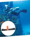 Scuba diver using Heavy Duty Diving Tank Strap Kit For Scuba Cylinder Band Replacement in underwater setting