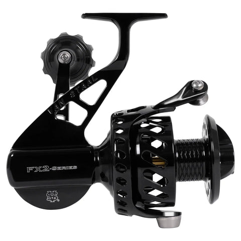X2 Bailless Spinning Reel Be Beast Built From Full Machined 6061 One Piece Body And Stem Sealed Design Titanium Main Shaft Black Finish