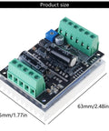 Top Shelf Smooth Operator 60V 500W Brushless Motor Driver Board With Hall Sensors, dimensions 63mm x 45mm.
