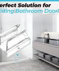 Clear Acrylic Sliding Shower Door Bottom Guide With Screw for sliding shower doors three eighths inch channels plastic guide