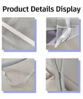 Close-up details of King Size Mosquito Net For Patio Bed Tent Portable Indoor Outdoor Use Durable Polyester Mesh For Camping Travel Dorm Rooms And Backyard Relaxation 87 By 79 Inch Grey.