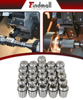 ER32 Collet Set 26 Pieces For CNC Engraving Milling Lathe Tools With Spring Collets, High Precision 0.013mm Runout Image