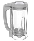 Core Elements 36 Ounce Blender Jar Accessory for FP 110 FP 130 FP 145 Series, clear Tritan jar with gray handle and markings