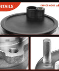 Close-up details of rear wheel bearing and hub assembly for Ford Transit Connect five lug 2014 to 2018 high load capacity ball bearing.
