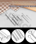 51 Piece Clevis Pins Assortment Kit With Zinc Plated Cotter Pins Includes 18 Sizes M5 M6 M8 M10 M12 Flat Head Single Hole Round Pins T Shape Design