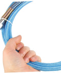 Hand holding High Pressure Steam Hose For Steam Iron Three Meter Length Heavy-Duty High Temperature Tubing Replacement