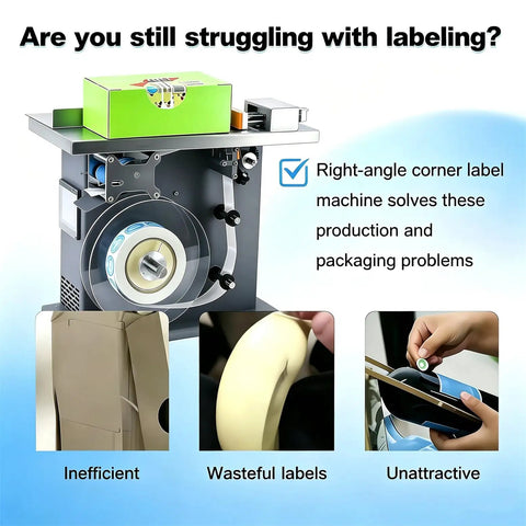Semi Auto Plc Control Labeling Machine Applicator With High Precision Touch Screen For Bottles Jars Cans close-up of labeling applicator features.