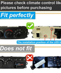 AC Climate Heater Control LED Light Bulbs Kit For Dodge Ram compatibility guide showing fit and bulb positions for installation