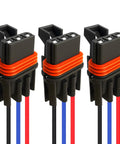 Three pin wiring harness connectors with tinned copper wires for Six Pack Plug And Play Three Pin Wiring Harness Connectors For Pulse Bar Setup Badass Trail Ready Electrical Adaptor For Ranger RZR And General Models 2018 Through 2026 No Fuss Add On Kit That Riders Actually Dig.