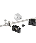 SFU1605 900mm Anti-Backlash Ballscrew Kit with BK12 BF12 Nut Housing DSG16H and RM1605 Coupler components displayed