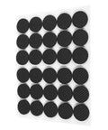 30 Piece Black Nonslip Rubber Feet Pads For Heavy Duty Floor Protection Under Furniture And Appliances, Anti Slip Guard image
