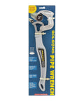 Heavy Duty 16 Inch Pipe Wrench With Slip Free Grip And Lightweight Aluminum Handle For Half Inch To Two Inch Plumbing Projects Easy To Use Multi Function Tool For Quick Tightening And Strong Torque in packaging