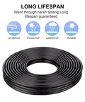 Coiled 10 Gauge 50Ft Tinned Copper Wire Beefy Flexible 10AWG Stranded Wire For LED Strips Lamps Lighting Marine And Automotive Use