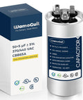 Dual Run Start Round Air Conditioner Capacitor 50 And 5 uF, 370 To 440 VAC, 50 To 60 Hz, CBB65 CBB65B with packaging