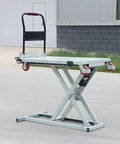 Powerhouse Electric Lift Table Cart With Hydraulic Motorized Platform, adjustable height, handles 1100 lbs, smooth material handling.