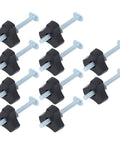 Easy Clamp T Track Knobs Kit M8x100mm Stainless Steel Bolt Nut Washer Set for Woodworking Jigs and Fixtures, 10-Piece