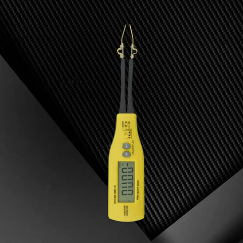 Handheld Digital Multimeter For Electronics Testing With LED And Diode Check, Ideal For Students And Engineers, yellow design