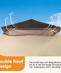 Dope Pop Up Gazebo Tent 11x11 Outdoor Canopy With Double Vent Roof showcasing double-vent roof design