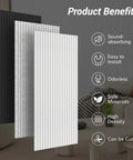Large Self Adhesive Acoustic Panels For Home Studio And Office, Echo Reduction And Noise Control, multiple colored wall panels