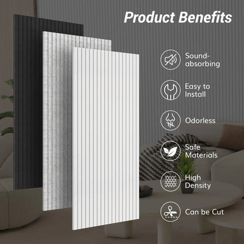 Large Self Adhesive Acoustic Panels For Home Studio And Office, Echo Reduction And Noise Control, multiple colored wall panels
