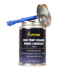 Ceramic Brake Lubricant For Extreme Heat High Temp Performance That Prevents Seizing And Squeaks 4oz can with brush top