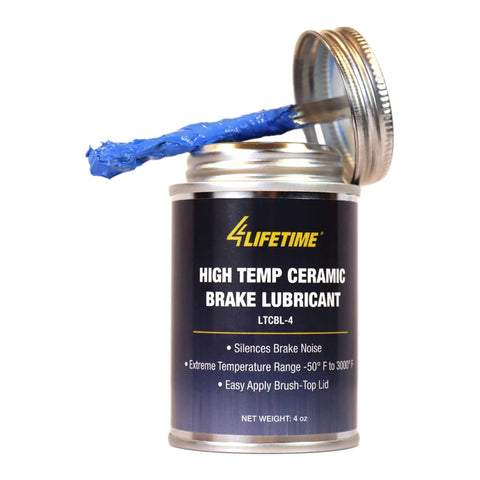 Ceramic Brake Lubricant For Extreme Heat High Temp Performance That Prevents Seizing And Squeaks 4oz can with brush top