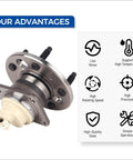 Rear Wheel Hub Bearing Assembly 512357 Fits Buick Allure Century Impala Lumina APV Monte Carlo Uplander Venture Oldsmobile Pontiac Aztek