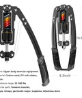 Get Pumped With East Mount Twister Arm Exerciser Featuring Adjustable 22-440 Lbs Hydraulic Power For Home Chest Expanding And Shoulders Muscle Training Fitness Equipment that shows a carbon steel arm exerciser with a resistance gauge.
