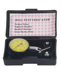 Dial Test Indicator Kit 0.01mm Precision Lever Dial Gauge With Aluminum Case High Visibility Yellow Scale 360 Degree Rotating Bezel