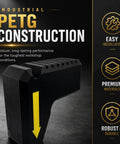 No Sweat Snap On Table Saw Dust Collector Adapter With Dual Hook Bucket Mount Industrial PETG Build showcasing robust construction details.