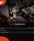 Engine bay with air conditioning pressure sensor switch and 3-pin blade for Volkswagen models, product specifications listed