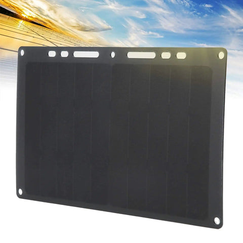 6V 10W Monocrystalline Solar Panel Charger With 1700mAh Output Portable USB Power Bank IP65 Weatherproof Outdoor