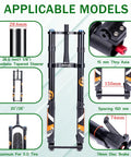 Fat Tire 26 Inch Air Fork For Electric Mountain Bike With Inverted Suspension Thru Axle 15x150mm model details